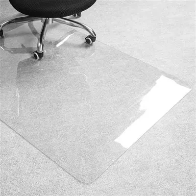 Halı veya sert zeminde kullanılabilir ağır hizmet tipi sert sandalye paspası, kullanılabilir